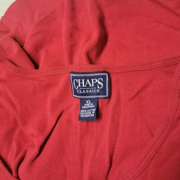 Chaps Button Sleeve Top - Picture 5 of 6